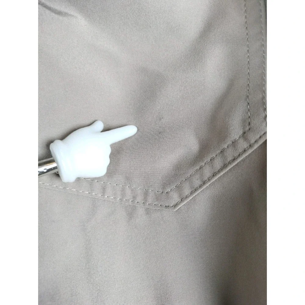 BURLEBO Mens XXL Everyday Shorts Khaki Flying Mallard Duck Pockets Performance